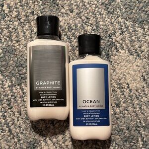 Bath & Body Works Graphite and Ocean Lotion Duo